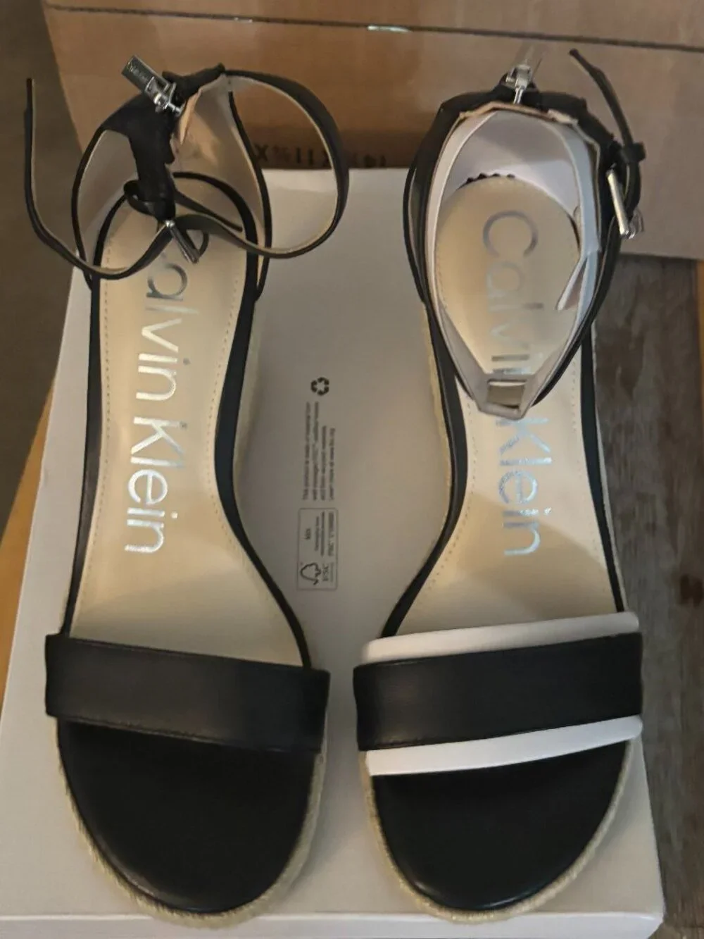 Calvin Klein Black Wedge 8.5